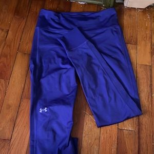 Under Armour Leggings, Compression and color is Blue size SM but runs smaller.